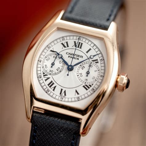 Cartier tortue gold watch